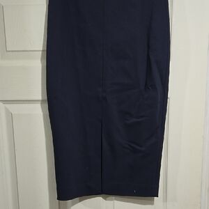 Navy Blue Pencil Skirt
